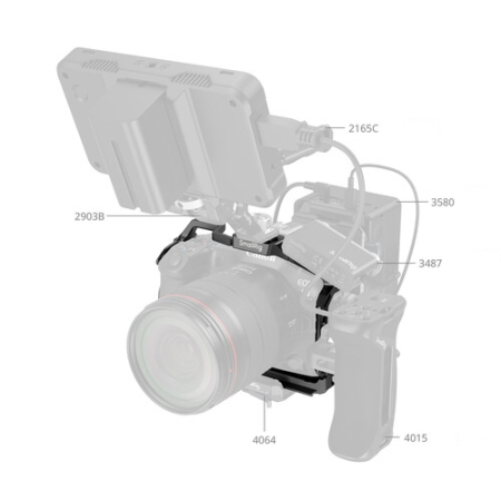 SmallRig 4978B - klatka do Canon EOS R5 Mark II (Arca-Swiss) - przykład użycia